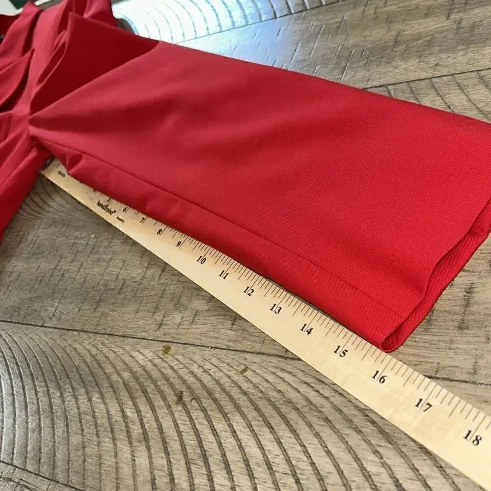 Ferrari 🏎️ Red Wool Blazer by Stella McCartney. Chic! 4 Convenient pockets!